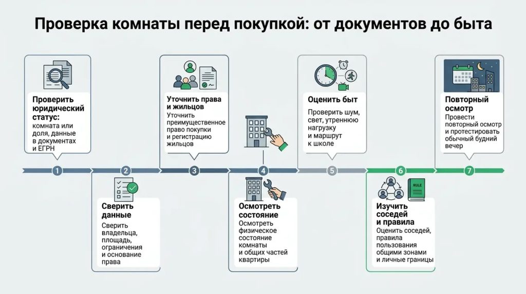 Проверка комнаты перед покупкой